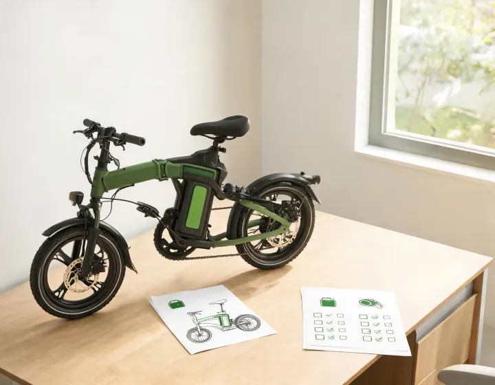 Business buyer reviewing a custom electric bike specification
